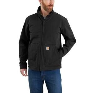 Carhartt Mens Jacket Black Size L Super Dux Relaxed Fit Softshell Lightweight